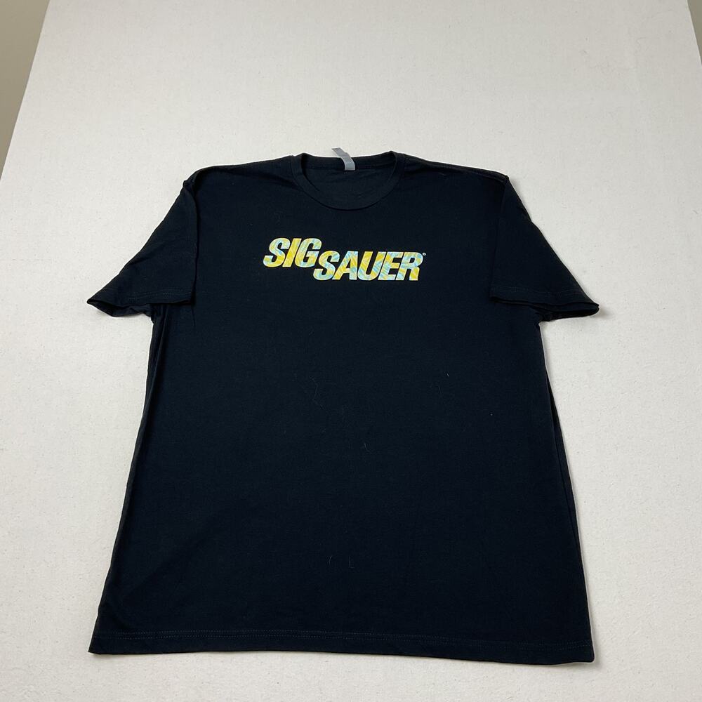 Next Level Apparel Sig Sauer Black Adult XL Short Sleeve T Shirt
